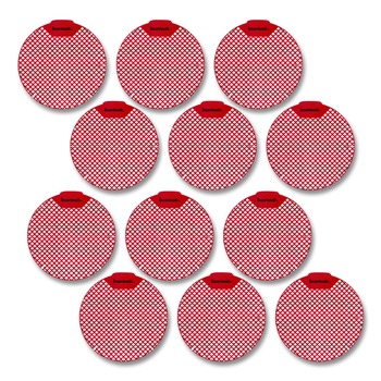 ODOR CONTROL | Boardwalk FGVIN-P-012I072M-20-21430 1.8 oz. Urinal Screen - Cherry Scent, Red (1-Dozen)