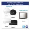 Toilet Paper | Tork 12024402 Advanced 3.48 in. x 751 ft. 2-Ply Septic Safe Mini-Jumbo Roll Bath Tissue - White (12/Carton) image number 3
