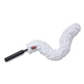 Just Launched | Rubbermaid Commercial HYGEN FGQ85300WH00 HYGEN Quick-Connect Microfiber Dusting Wand Sleeve - White (6/Carton) image number 4