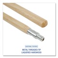 Cleaning Tools | Boardwalk BWK0972 1-1/8 in. x 72 in. Wood Handle Metal Thread (1-Dozen) image number 2