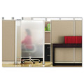 Labor Day Sale | Quartet WPS2000 Premium Workstation Privacy Screen, 38w X 64d, Translucent Clear/silver image number 0