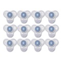 Odor Control | Boardwalk TBSP012I072M332143000 Green Apple Fragrance Urinal Screen with Non-Para Cleaner Block (12/Box) image number 0