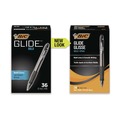 Pens | BIC VLGB361-BLK GLIDE Bold 1.6 millimeter Retractable Bold Ballpoint Pen Value Pack - Black Ink/Smoke Barrel (36/Pack) image number 9