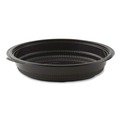 Bowls and Plates | Anchor 4608532 32 oz. 8.5 in. Diameter x 1.92 in. Plastic MicroRaves Incredi-Bowl Base - Black (150/Carton) image number 1