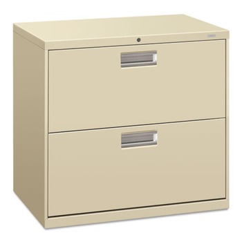 HON H672.L.L Brigade 600 Series 30 in. x 18 in. x 28 in. File 2 Legal/Letter Size Lateral File Drawers - Putty