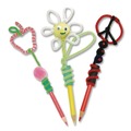 Cutlery | Creativity Street PAC711201R 12 in. x 4 mm Metal Wire/Polyester Regular Stems - Assorted Colors (100/Pack) image number 3
