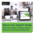 Paper Towels and Napkins | Tork 6232100 7.9 x 5.6 x 7.9 Xpressnap Tabletop Napkin Dispenser - Black image number 2