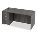 Office Desks & Workstations | Alera ALEVA216630GY 65 in. x 29.5 in. x 29.63 in. Valencia Series Straight Front Desk Shell - Gray image number 9