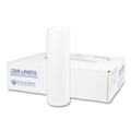  | Inteplast Group S404814N 45 gal. 14 microns 40 in. x 48 in. High-Density Interleaved Commercial Can Liners - Clear (25 Bags/Roll, 10 Rolls/Carton) image number 0