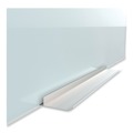 White Boards | U Brands 2299U00-01 47 x 35 Glass Dry Erase Board - White Surface image number 2