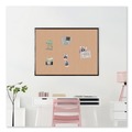 Bulletin Boards | U Brands 050U00-01 47 x 35 Cork Bulletin Board - Tan Surface/Black Aluminum Frame image number 2
