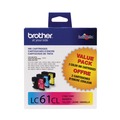 Just Launched | Brother LC613PKS LC613PKS Innobella 325 Page-Yield Ink - Cyan/Magenta/Yellow (3/Pack) image number 0