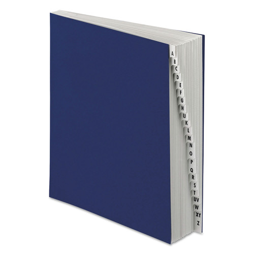File Jackets & Sleeves | Pendaflex DDF3-OX 20 Dividers Alpha Index Letter Size Expanding Desk File - Dark Blue Cover image number 0