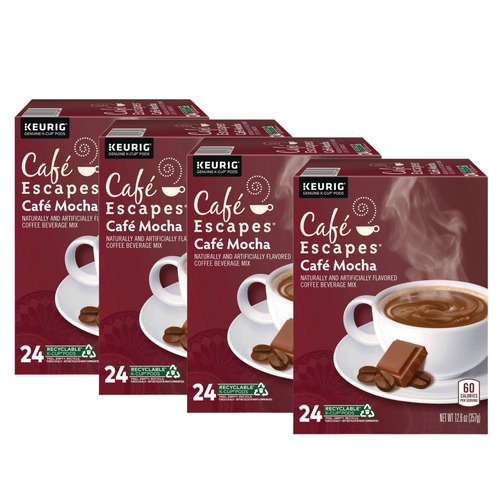 Coffee | Cafe Escapes 5000330123 K-Cups - Mocha (96/Carton) image number 0