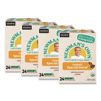 FOOD AND SNACKS | Newman's Own Organics 5000351722 Coffee K-Cups - Special Decaf (96/Carton)