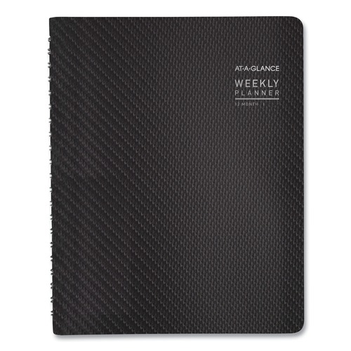 Notebooks & Pads | AT-A-GLANCE 70950X45 11 in. x 8.25 in. 12-Month (Jan to Dec) 2026 Vertical-Column Format Contemporary Weekly/Monthly Planner - Graphite Cover image number 0