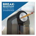 Pencil Sharpeners | X-ACTO 1675X Model 1675 TeacherPro Classroom AC-Powered 4 in. x 7.5 in. x 8 in. Electric Pencil Sharpener - Black/Silver/Smoke image number 8