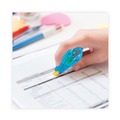 Tape Dispensers | BIC WOTM11 Wite-Out Brand 0.2 in. x 26.2 ft. Non-Refillable Mini Correction Tape - Assorted (1-Dozen) image number 3