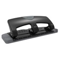Staple Punches | Swingline A7074133 SmartTouch 9/32 in. Holes 20-Sheet Three-Hole Punch - Black/Gray image number 1