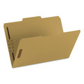 File Folders | Smead 19837 0.75 in. Expansion 1/3-Cut Top Tab Fastener Folders, 2 Fasteners - Legal Size/Kraft Exterior (50/Box) image number 2