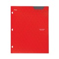 File Folders | Five Star 38049 11 in. x 8.5 in. Two-Pocket Stay-Put Plastic Folder - Assorted (4/Pack) image number 3