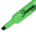 Highlighters | Sharpie 25026 Chisel Tip Tank Style Highlighters - Fluorescent Green Ink/Green Barrel (1-Dozen) image number 2