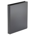Binders | Universal UNV20961 Economy 1 in. Capacity 11 in. x 8.5 in. Round 3-Ring View Binder - Black image number 0