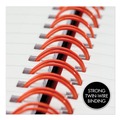 Notebooks & Pads | Black n' Red K67030 11 in. x 8.5 in. Sheets 1-Subject Wide/Legal Rule SCRIBZEE Compatible Hardcover Twinwire Notebooks - Black/Red Cover image number 3