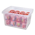 Boxes & Bins | Storex 61430U06C Storage Bins, with Snap-On Lid, 4 gal, 11.25 x 13.53 x 7.87, Translucent, 6/Pack image number 7