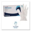 Disposable Gloves | Boardwalk BWK365LCT 2.6 mil 9.5 in. Long Powder-Free General Purpose Vinyl Gloves - Large, Clear (100/Box, 10 Boxes/Carton) image number 5