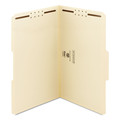 File Folders | Smead 19537 0.75 in. Expansion 1/3-Cut Top Tab Fastener Folders, 2 Fasteners - Legal Size/Manila Exterior (50/Box) image number 0