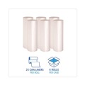  | Boardwalk V7658ENKR01 38 in. x 58 in. 60 gal. 19 mic High-Density Can Liners - Natural (150/Carton) image number 4