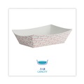  | Boardwalk BWK30LAG050 0.5 lbs. Capacity Paper Food Baskets - Red/White (1000/Carton) image number 6