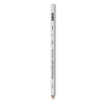  | Prismacolor 3365 3 mm 2B Premier Colored Pencil - White Lead/White Barrel (1-Dozen)