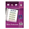 Sheet Protectors | Avery 77004 8.5 in. x 5.5 in. Heavyweight Top Load Sheet Protector - Clear (25/Pack) image number 0