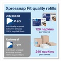 Paper Towels and Napkins | Tork 7232000 4.4 x 5.6 x 6.7 Xpressnap Fit Tabletop Napkin Dispenser - Black image number 2