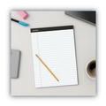 Notebooks & Pads | Universal UNV30730 8.5 in. x 11 in. Premium Wide/Legal Ruled Writing Pads with Heavy-Duty Back - Black Headband (12/Pack) image number 4