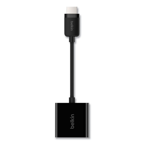 Electronic Adapters & Chargers | Belkin AV10170BT 9.8 in. HDMI to VGA Adapter with Micro-USB Power - Black image number 0