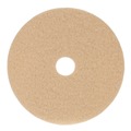 Just Launched | Boardwalk BWK4019ULT 19 in. Diameter Burnishing Floor Pads - Tan (5/Carton) image number 0