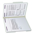 File Folders | Smead 14982 2 in. Expansion 2/5-Cut Two SafeSHIELD Coated Fasteners Letter Size Recycled Pressboard Folders - Gray-Green (25/Box) image number 2