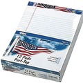 Just Launched | TOPS 75101 American Pride 5 in. x 8 in. Writing Pad - Narrow, White (50 Sheets/Pad, 12 Pads/Pack) image number 3