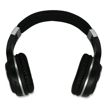Morpheus 360 HP5500B SERENITY 3 ft. Cord Stereo Wireless Headphones with Microphone - Black/Silver