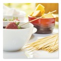Food Service | AmerCareRoyal R806 6 in. Bamboo Paper Skewers - Natural (19200/Carton) image number 4
