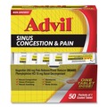 Safety & First Aid | Advil 019901 Sinus Congestion and Pain Relief (50/Box) image number 0