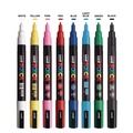 Arts & Crafts Supplies | uni-ball PC5M8C Water-Based Paint Markers - Medium Bullet Tip/Assorted Colors (8/Pack) image number 4