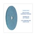 Just Launched | Boardwalk BWK4020AQU 20 in. Diameter Burnishing Floor Pads - Aqua (5/Carton) image number 4