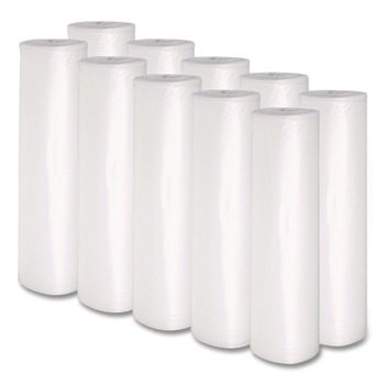 Boardwalk X8647SCKR01 43 in. x 47 in. 1.1 mil 56 gal Low Density Repro Can Liners - Clear (100/Carton)