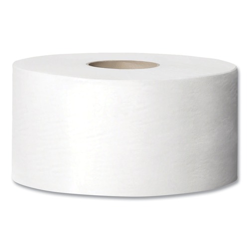 Toilet Paper | Tork 12024402 Advanced 3.48 in. x 751 ft. 2-Ply Septic Safe Mini-Jumbo Roll Bath Tissue - White (12/Carton) image number 0