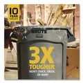Trash Cans | Rubbermaid Commercial 1779740 BRUTE 44 Gallon Vented Round Resin Container - White (4/Carton) image number 2