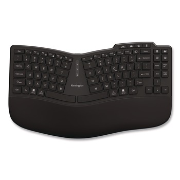 Kensington K75491US Pro Fit Ergo KB675 EQ TKL Rechargeable Keyboard, Black